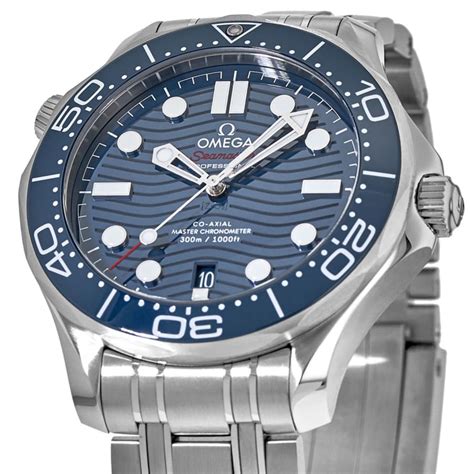 omega seamaster electric blue dial|omega seamaster 210.30.42.20.03.001.